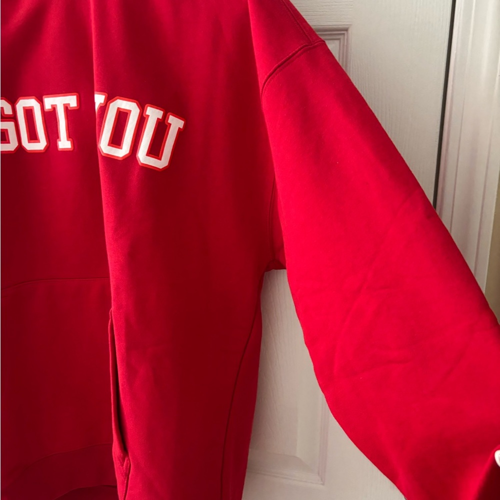 Pegasus X Trippie Redd Collab “I GOT YOU” Men’s Red Hoodie Size XL BRAND NEW - Picture 4 of 14